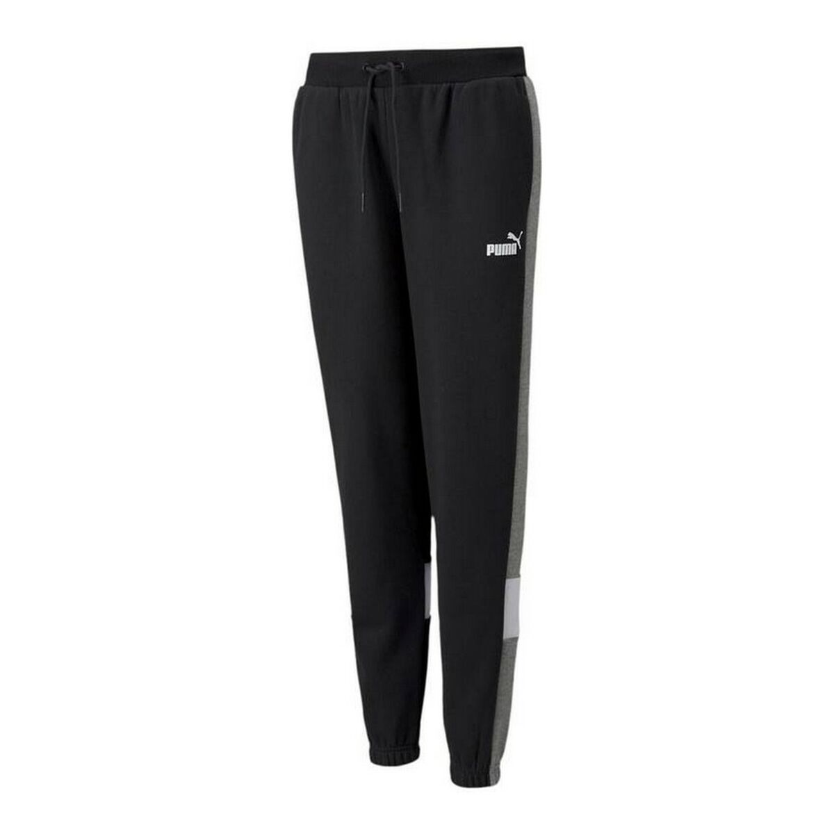 Long Sports Trousers Puma Essential+ Colorblock Black Men/5-6 Years