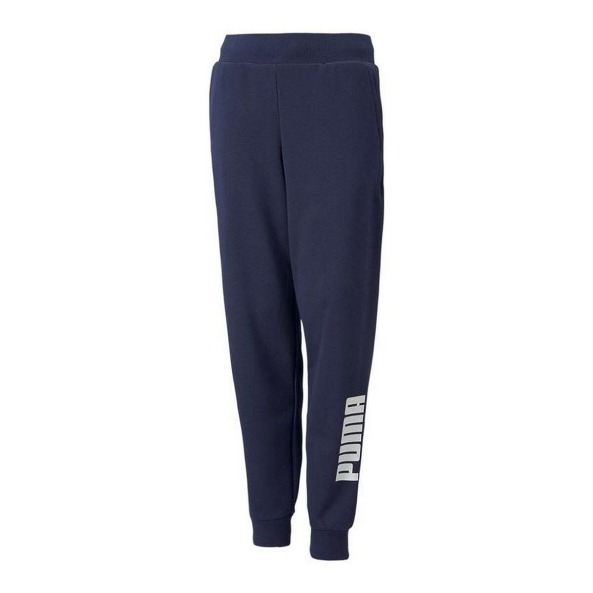 Children's Tracksuit Bottoms Puma Power Logo Dark blue/5-6 Years