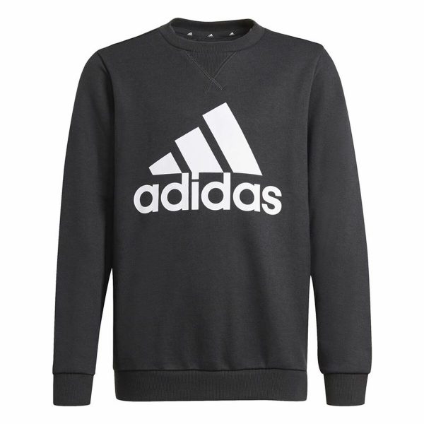 Children’s Sweatshirt without Hood Adidas Essentials Black/5-6 Years - Image 2