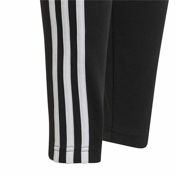Sports Leggings for Children Adidas Essentials 3 Stripes Black/5-6 Years - Image 4