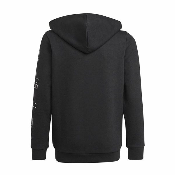 Children's Sports Jacket Adidas Essentials  Black/5-6 Years - Image 3