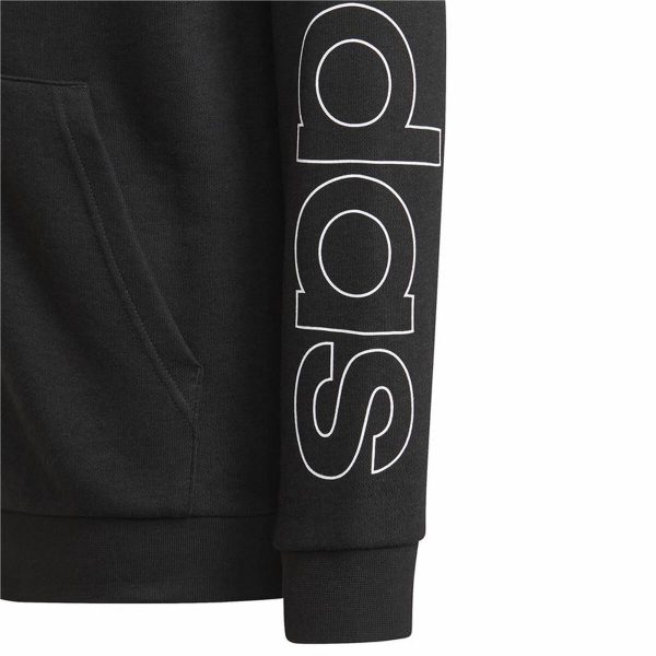 Children's Sports Jacket Adidas Essentials  Black/5-6 Years - Image 5