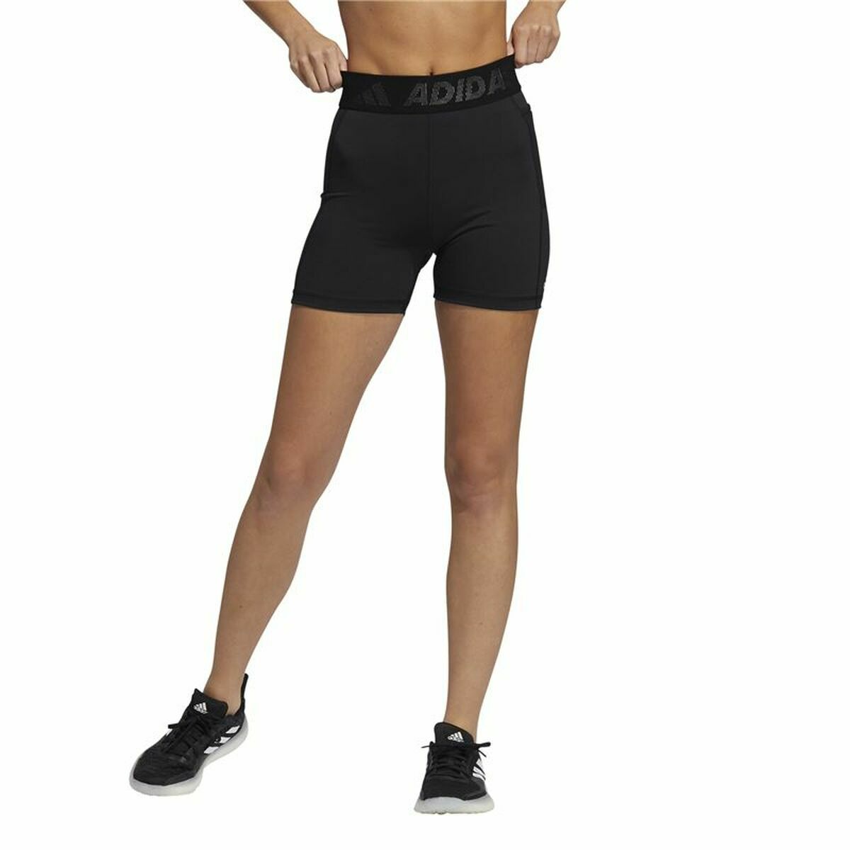 Sport leggings for Women Adidas Techfit Badge os Sport 3" Black/XS