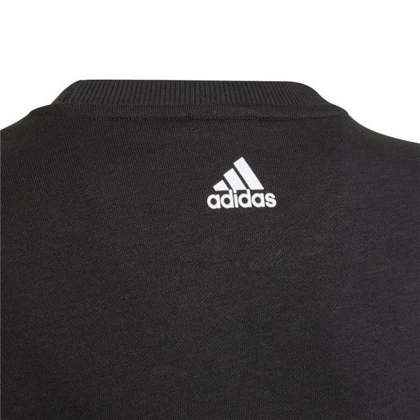 Children’s Sweatshirt Adidas Essentials Logo K Black/5-6 Years - Image 5