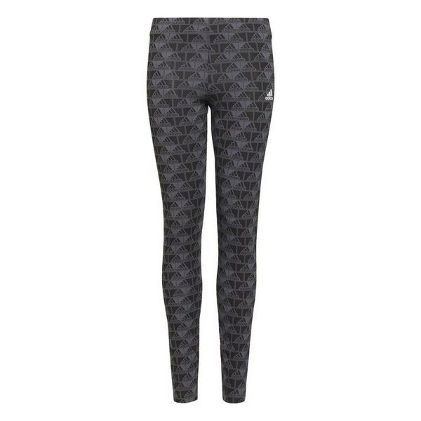 Sport leggings for Women Adidas Essentials Logo Grey/5-6 Years - Image 2