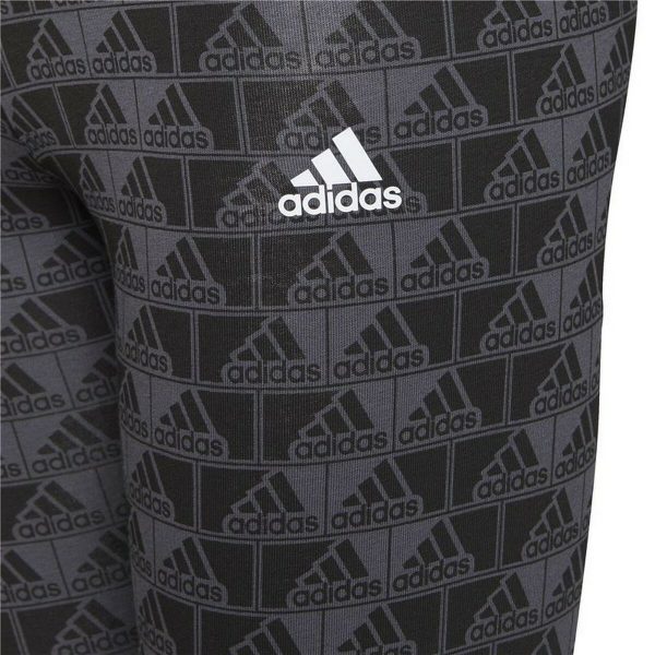 Sport leggings for Women Adidas Essentials Logo Grey/5-6 Years - Image 5