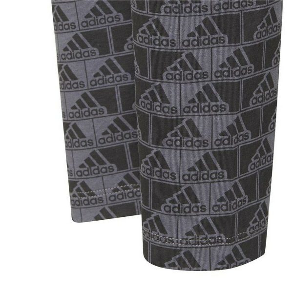Sport leggings for Women Adidas Essentials Logo Grey/5-6 Years - Image 6