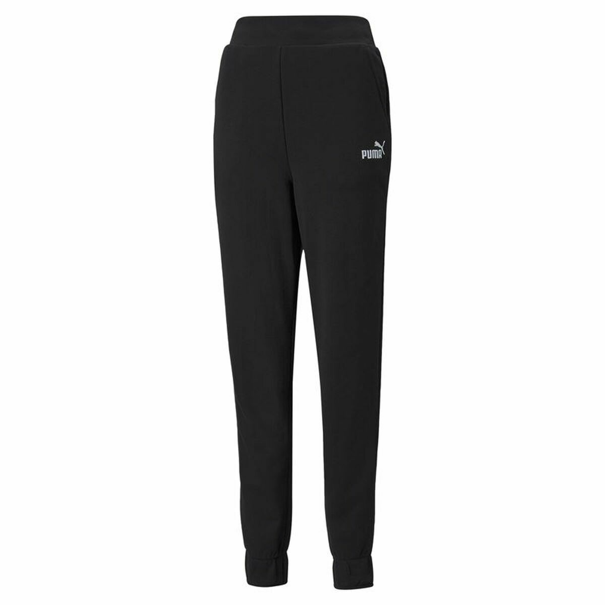 Adult Trousers Puma Essentials+ Embroidery  Black Lady/L
