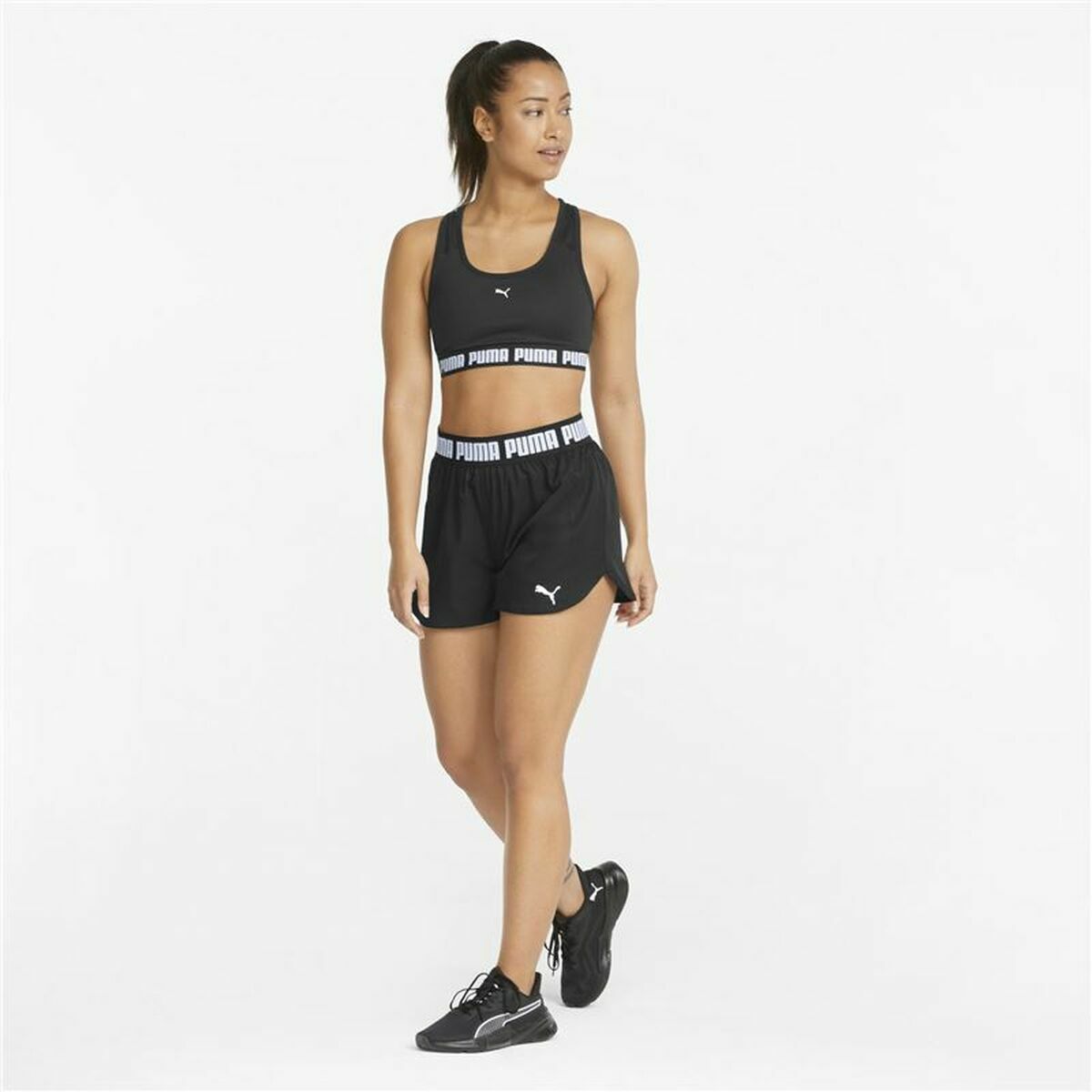 Sports Shorts for Women Puma Train Strong Woven Black/M