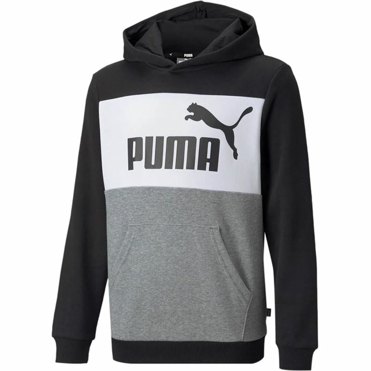 Children’s Hoodie Puma Essential Colorblock Black/5-6 Years