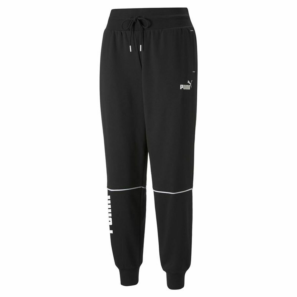 Adult's Tracksuit Bottoms Puma Colorblock  Black Lady/L