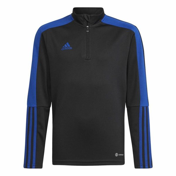 Children’s Sweatshirt without Hood Adidas Tiro Essential Black/5-6 Years - Image 2
