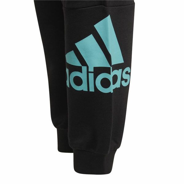 Children's Tracksuit Bottoms Adidas Essentials French Terry Black/5-6 Years - Image 5