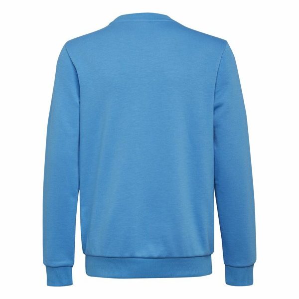 Hoodless Sweatshirt for Girls Adidas Essentials Blue/5-6 Years - Image 6