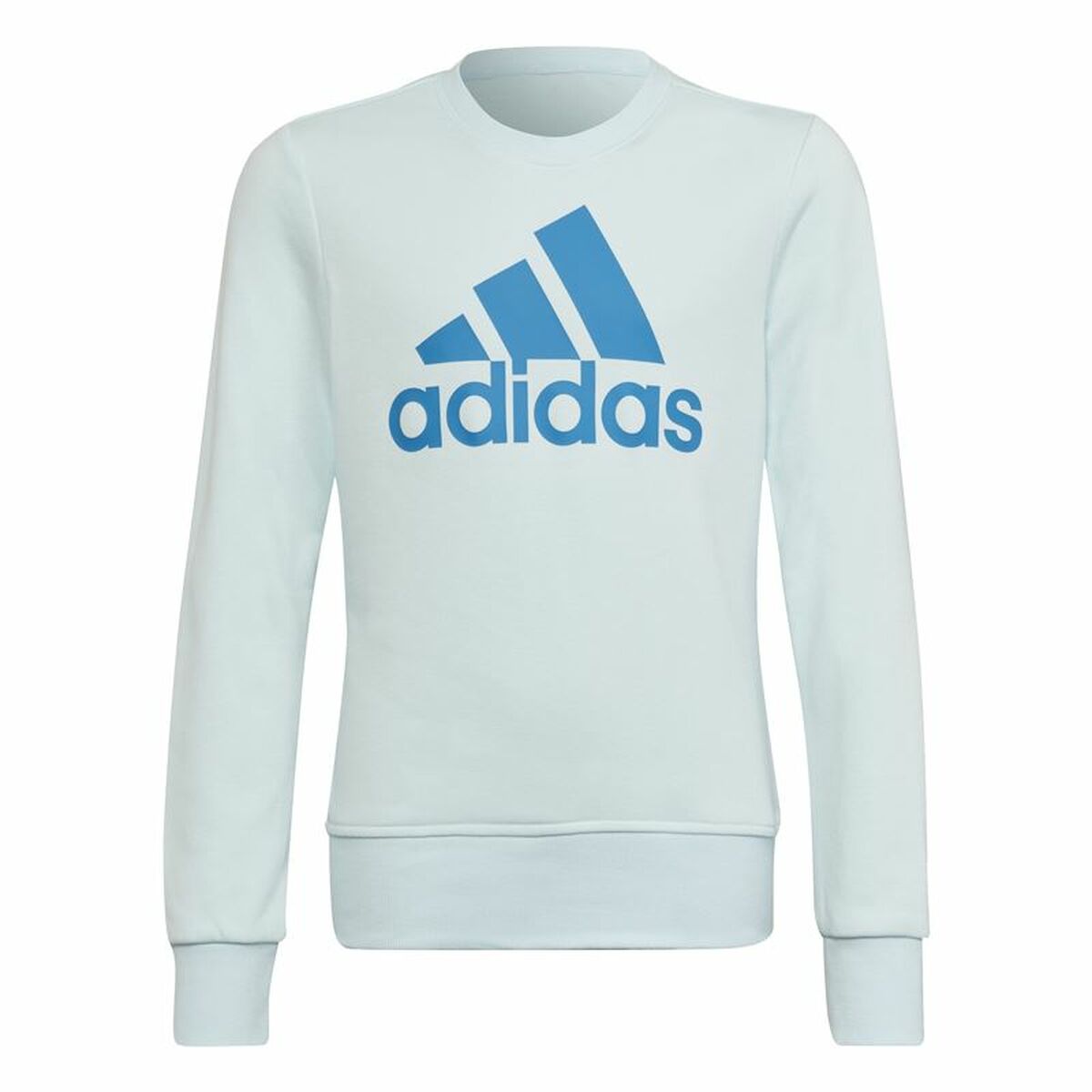 Hoodless Sweatshirt for Girls Adidas Essentials Cyan/5-6 Years