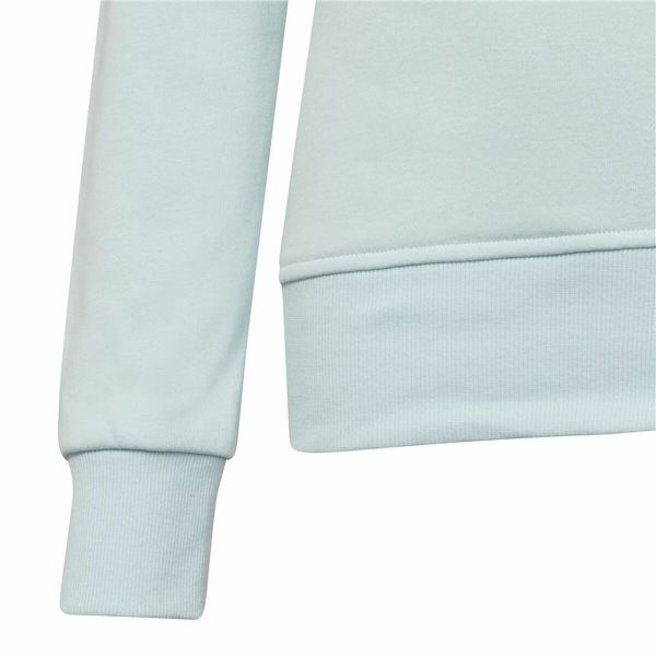 Hoodless Sweatshirt for Girls Adidas Essentials Cyan/5-6 Years - Image 4