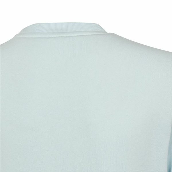 Hoodless Sweatshirt for Girls Adidas Essentials Cyan/5-6 Years - Image 3