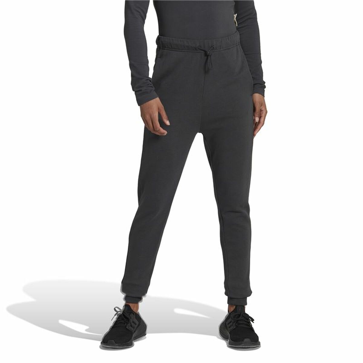 Adult's Tracksuit Bottoms Adidas Studio Lounge Black Lady/L