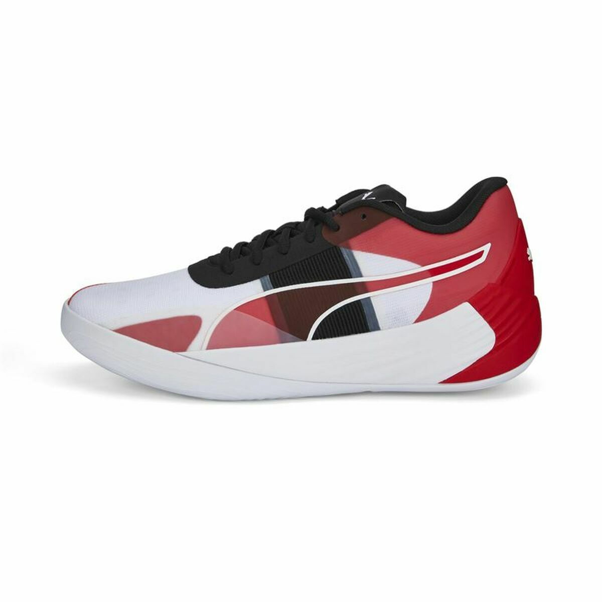 Basketball Shoes for Adults Puma Fusion Nitro Team White Men/White/41
