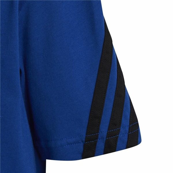 Child's Short Sleeve T-Shirt Adidas Spider-Man Blue/5-6 Years - Image 6