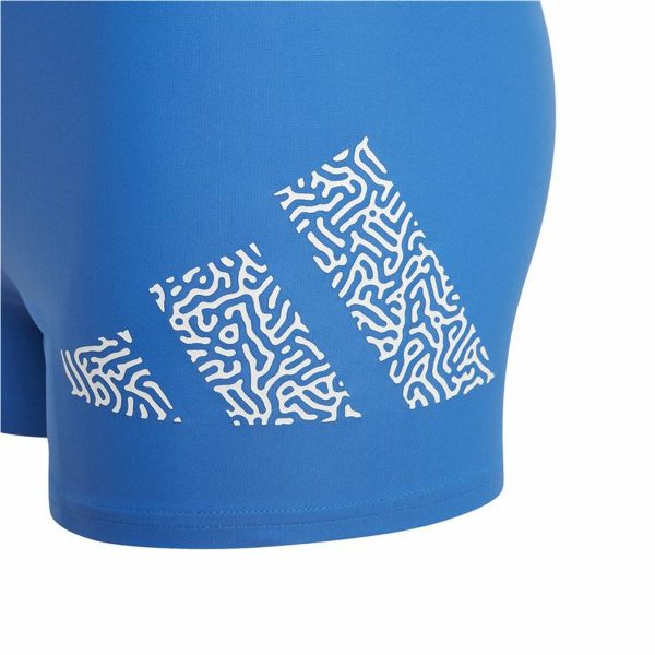 Children’s Bathing Costume Adidas 3 Bar Log Blue/5-6 Years - Image 5