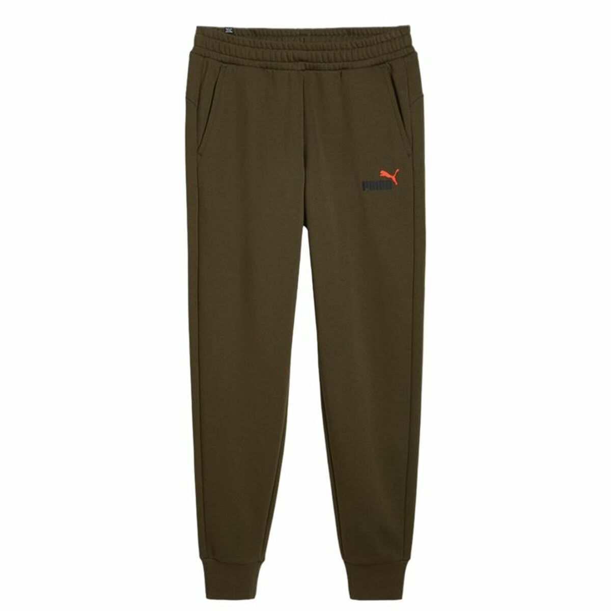 Adult's Tracksuit Bottoms Puma Essentials Olive Men/L