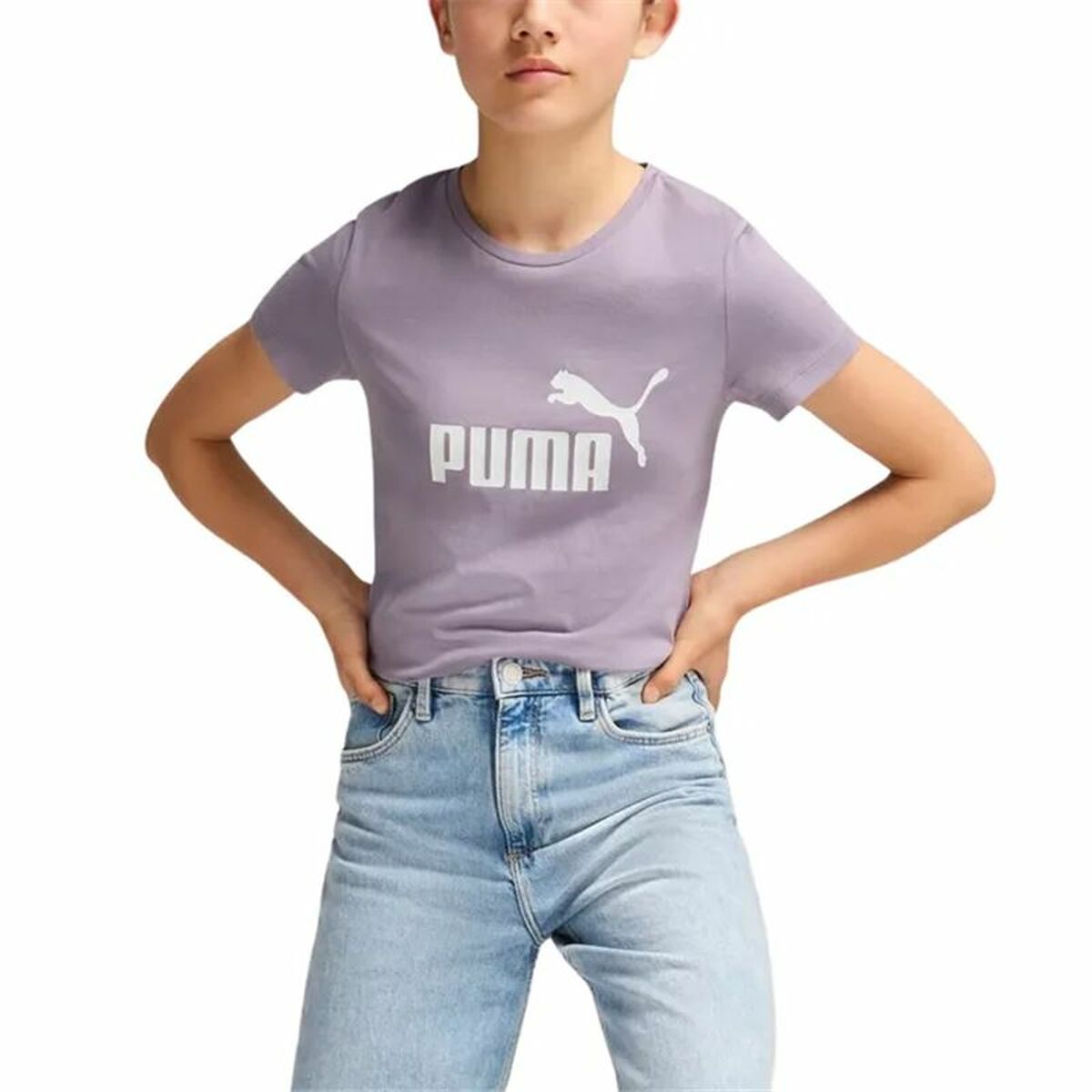 Child's Short Sleeve T-Shirt Puma/5-6 Years