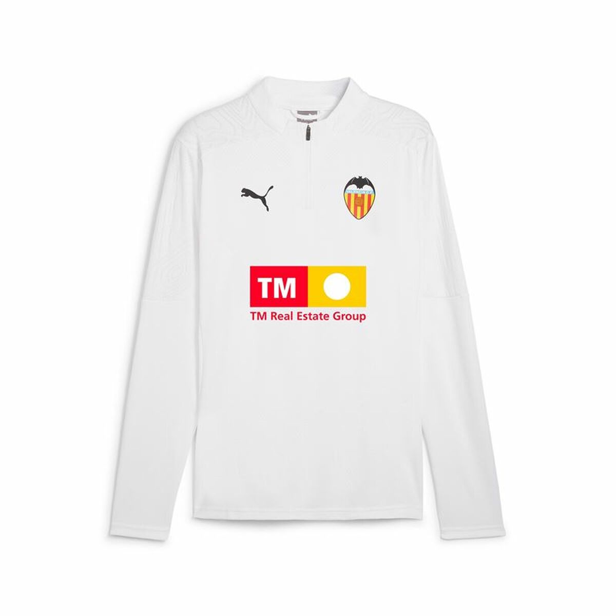 Training Sweatshirt for Adults Puma Valencia C.F. White/XS