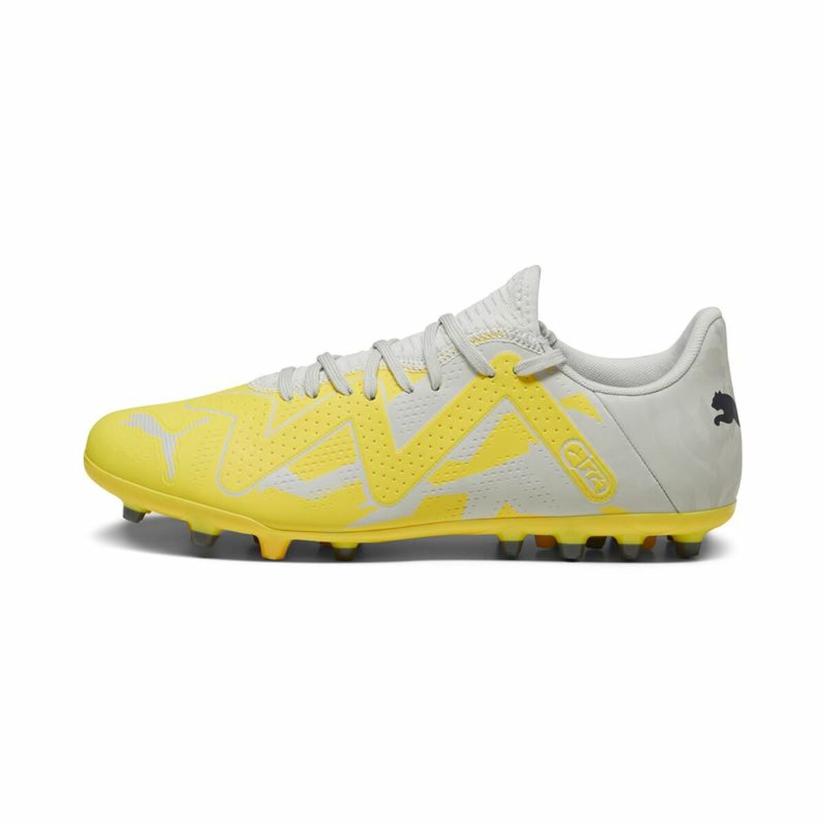 Adult's Football Boots Puma Future Play MG Yellow Grey/46