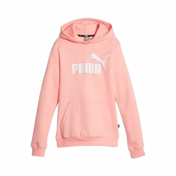 Children’s Sweatshirt Puma Ess Logo Fl Salmon/5-6 Years - Image 2