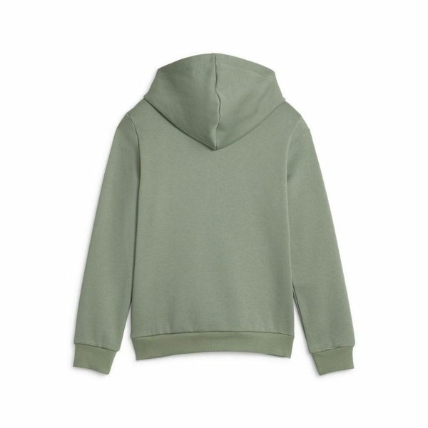 Children’s Sweatshirt Puma Ess Block Fl Green/5-6 Years - Image 3