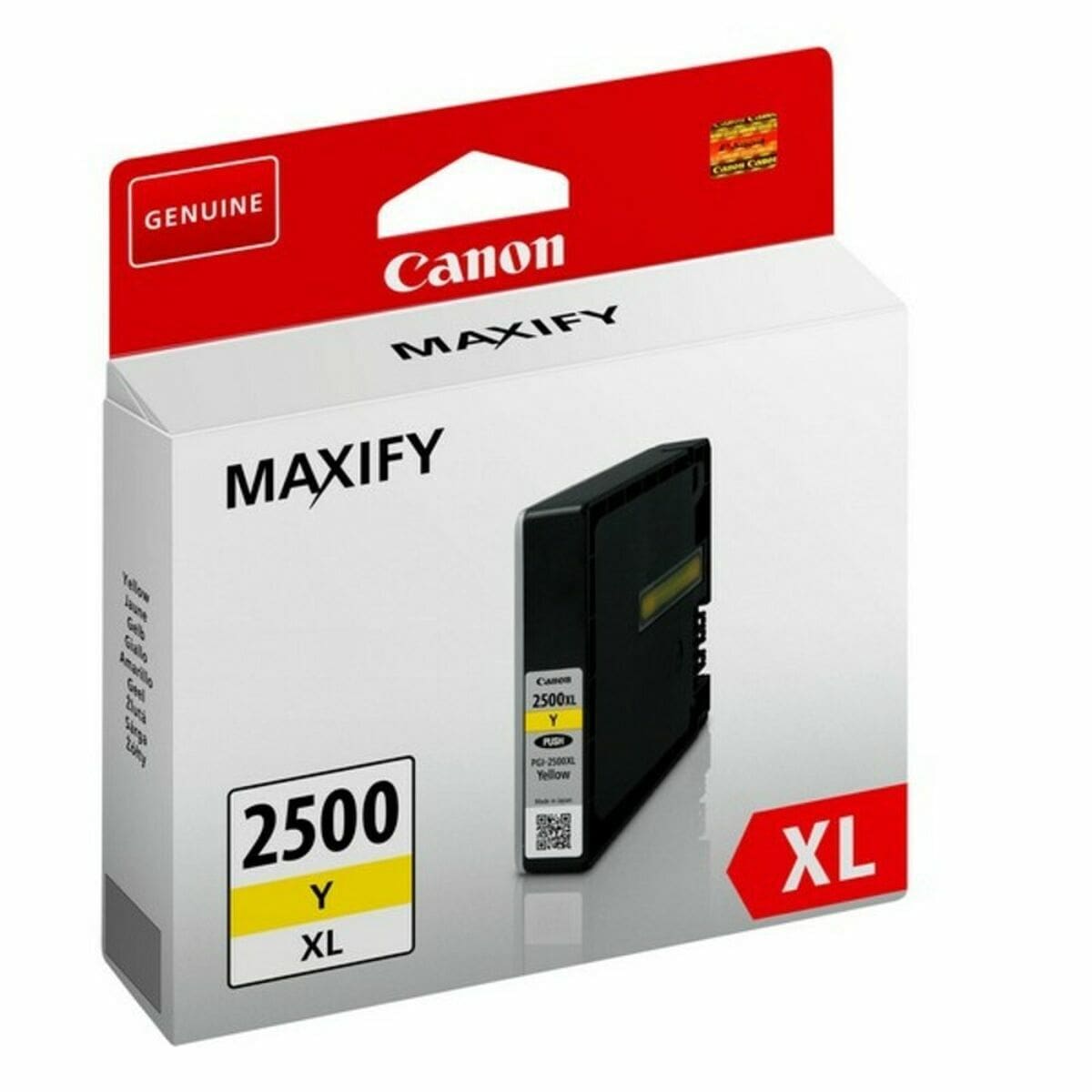 Original Ink Cartridge Canon PGI-2500XL 19,3 ml-70,9 ml/Yellow