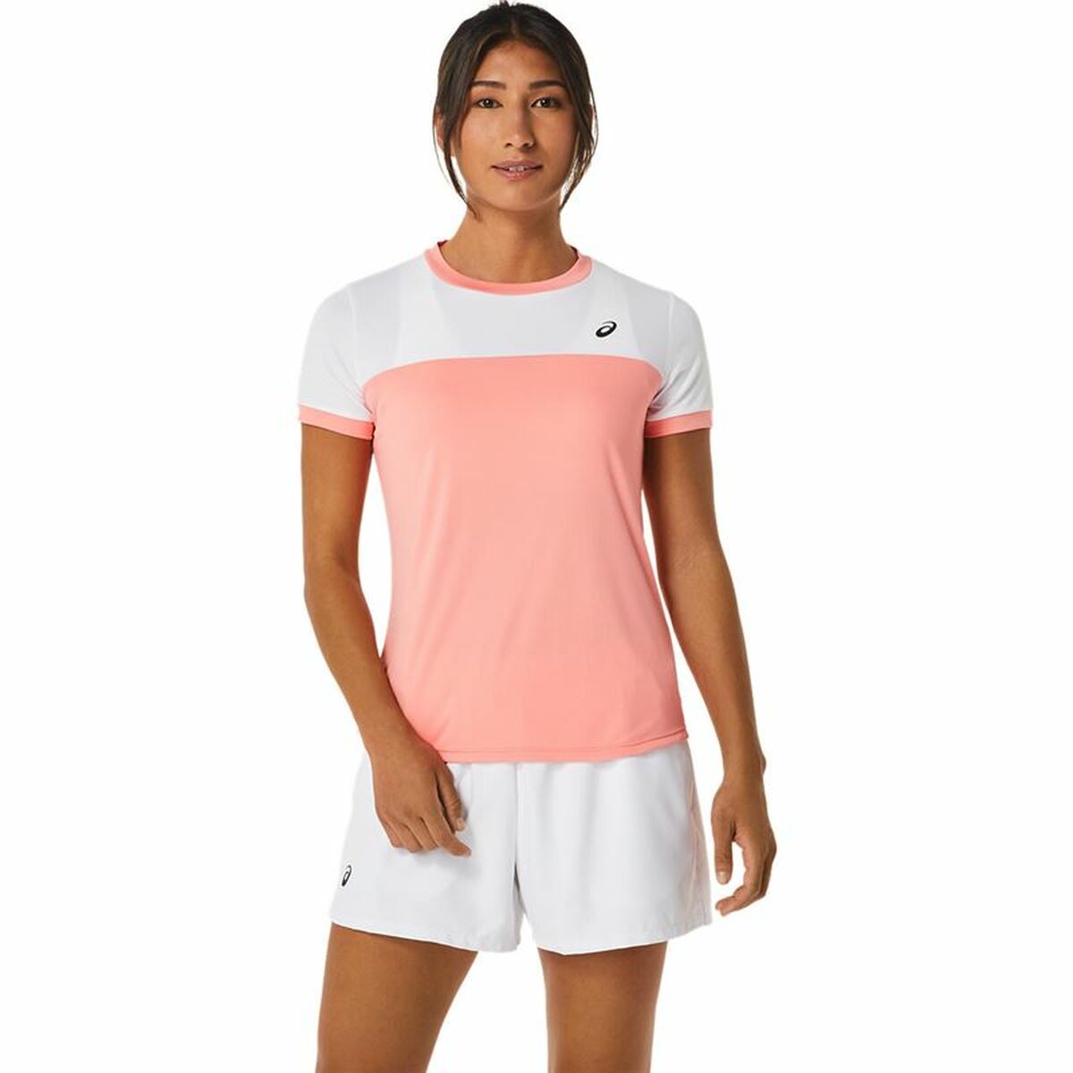 Short-sleeve Sports T-shirt Asics Court Pink Tennis/XS