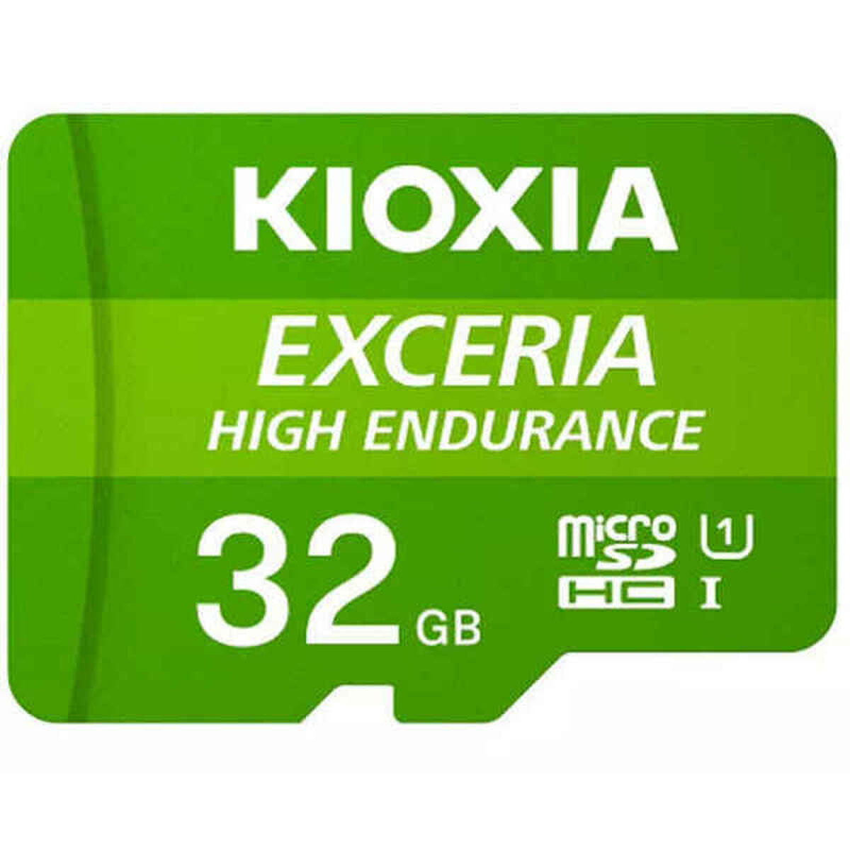 Micro SD Memory Card with Adaptor Kioxia Exceria High Endurance Class 10 UHS-I U3 Green/32 GB