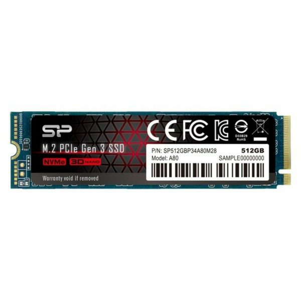 Hard Drive Silicon Power SSD 3400 MB/s SSD/256 GB