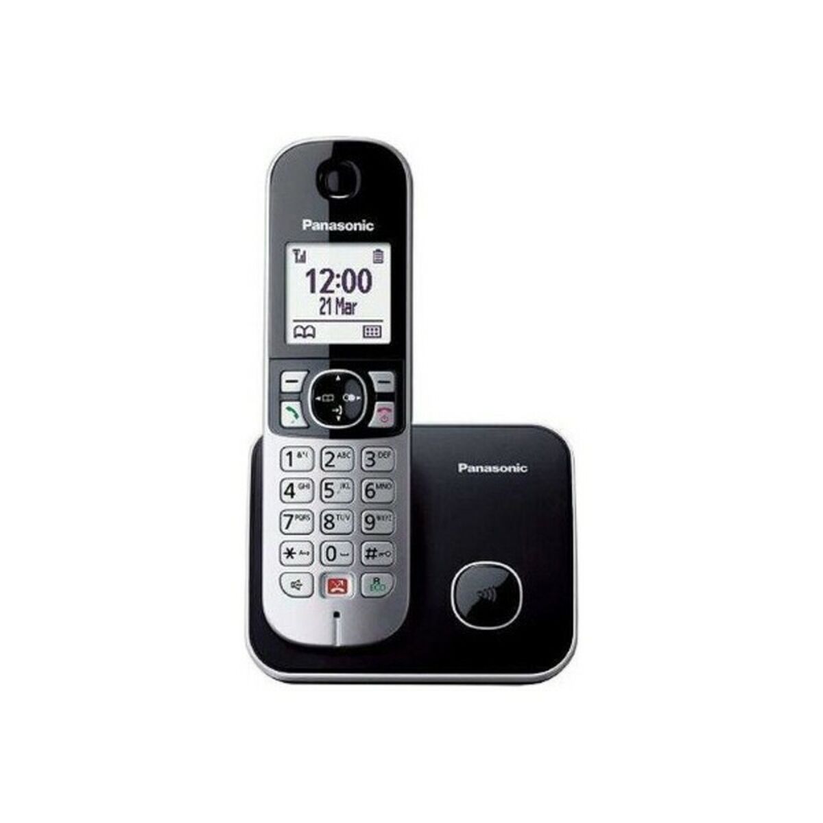 Landline Telephone Panasonic Corp. KX-TG6851 1,8" LCD/Silver