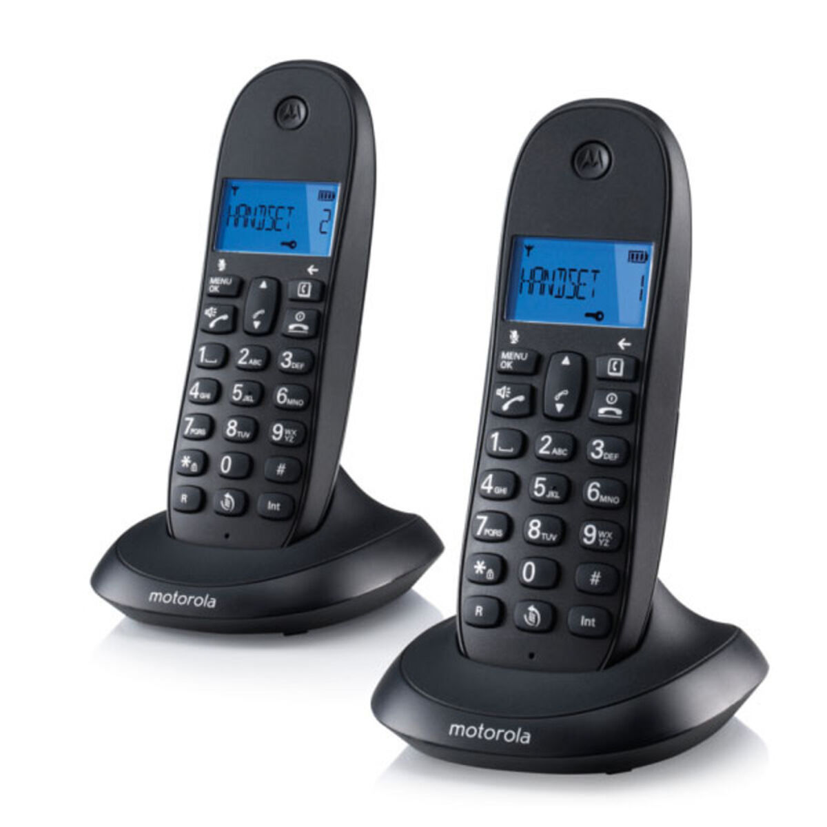 Wireless Phone Motorola C1002 (2 pcs)/Black