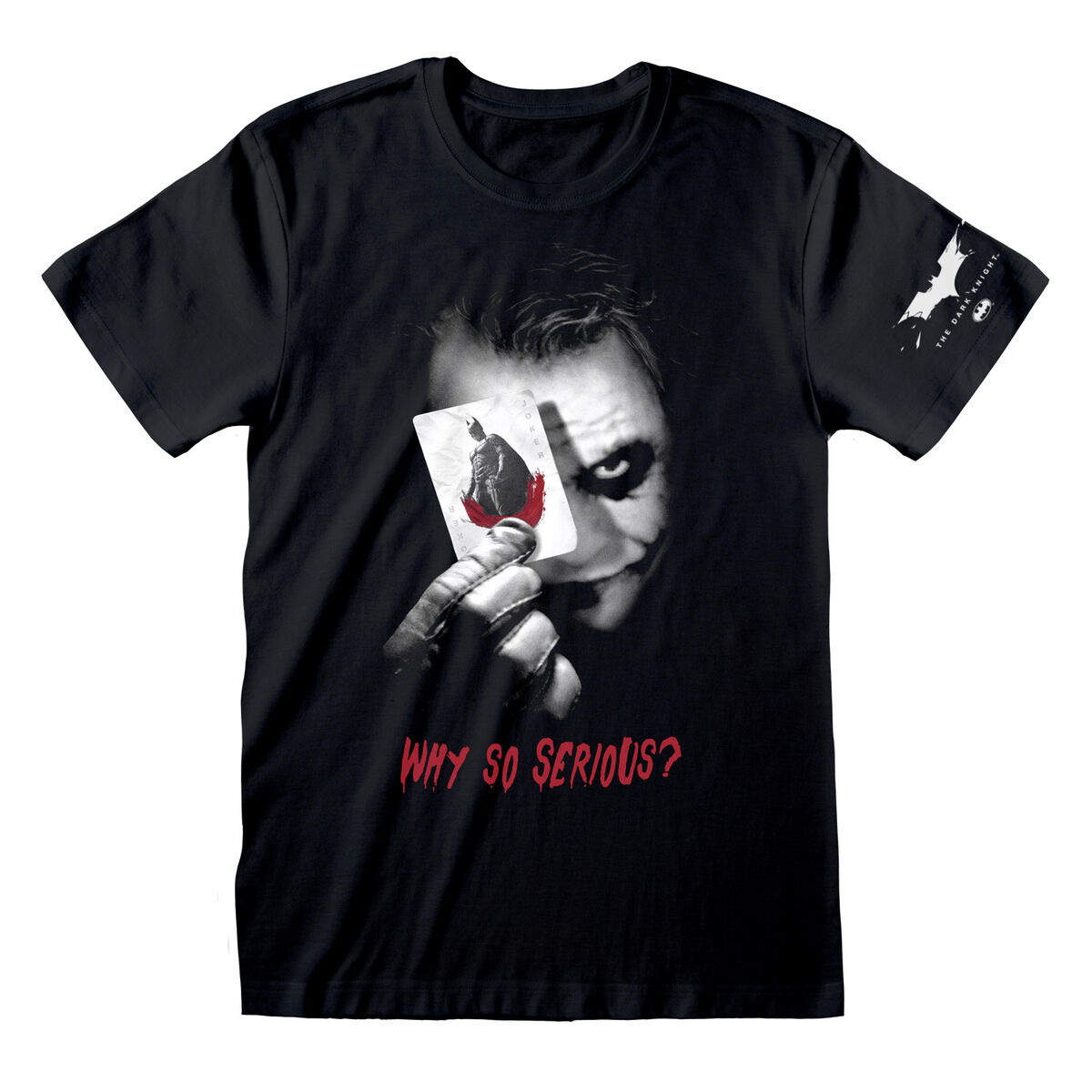 Unisex Short Sleeve T-Shirt Batman Why So Serious Black/S