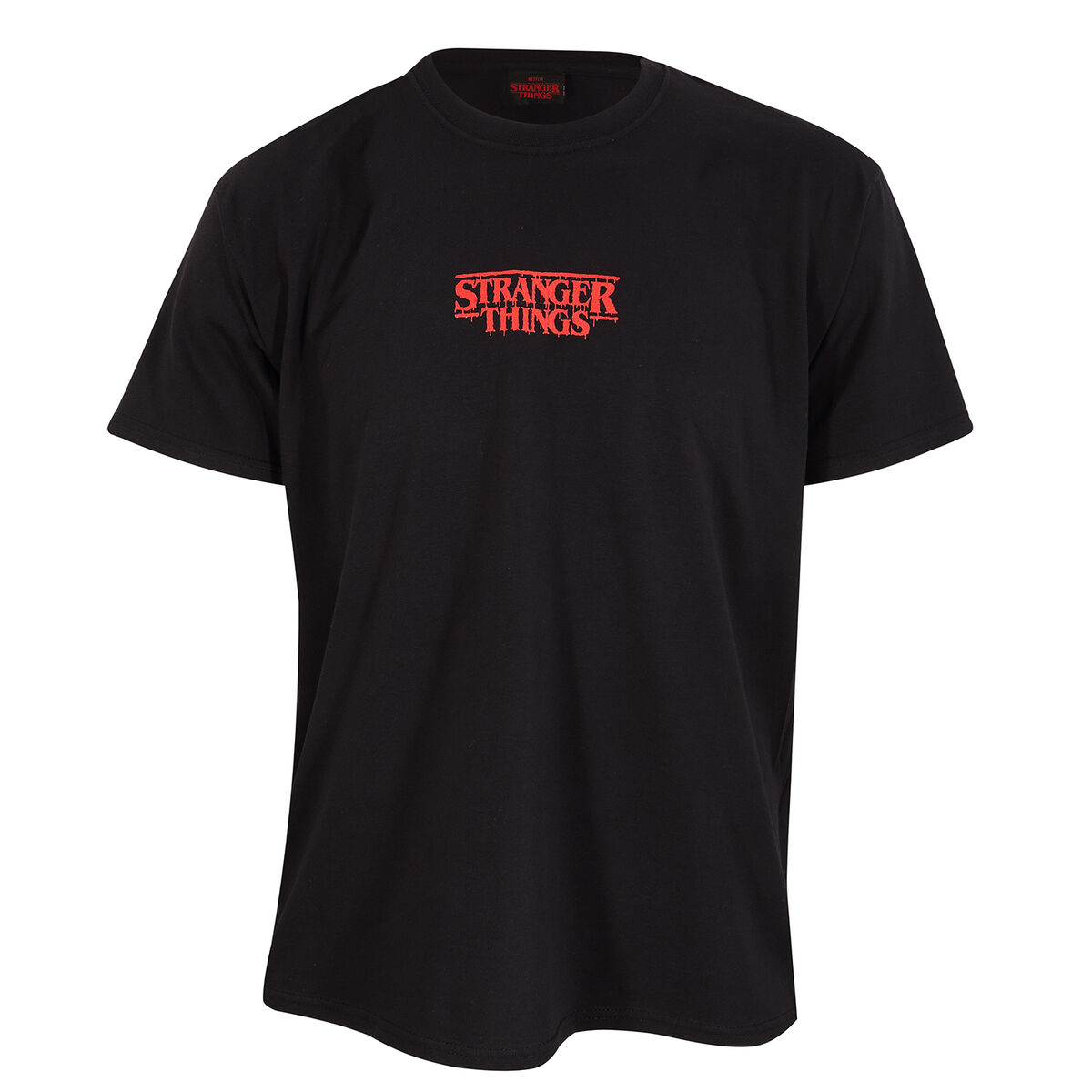Short Sleeve T-Shirt Stranger Things Demogorgon Upside Down Black Unisex/L
