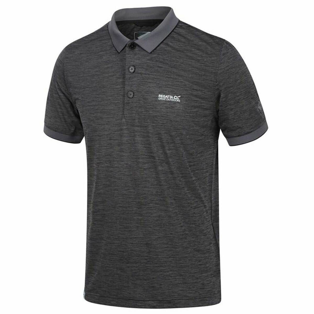 Men’s Short Sleeve Polo Shirt Regatta Remex II Dark grey/XXL
