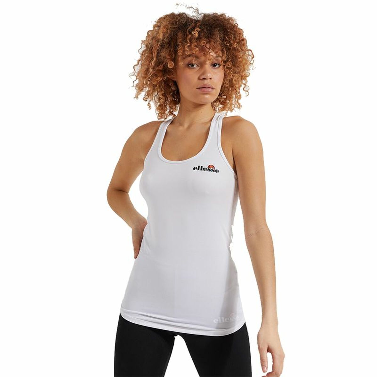 Short-sleeve Sports T-shirt Ellesse Curasci White/XS