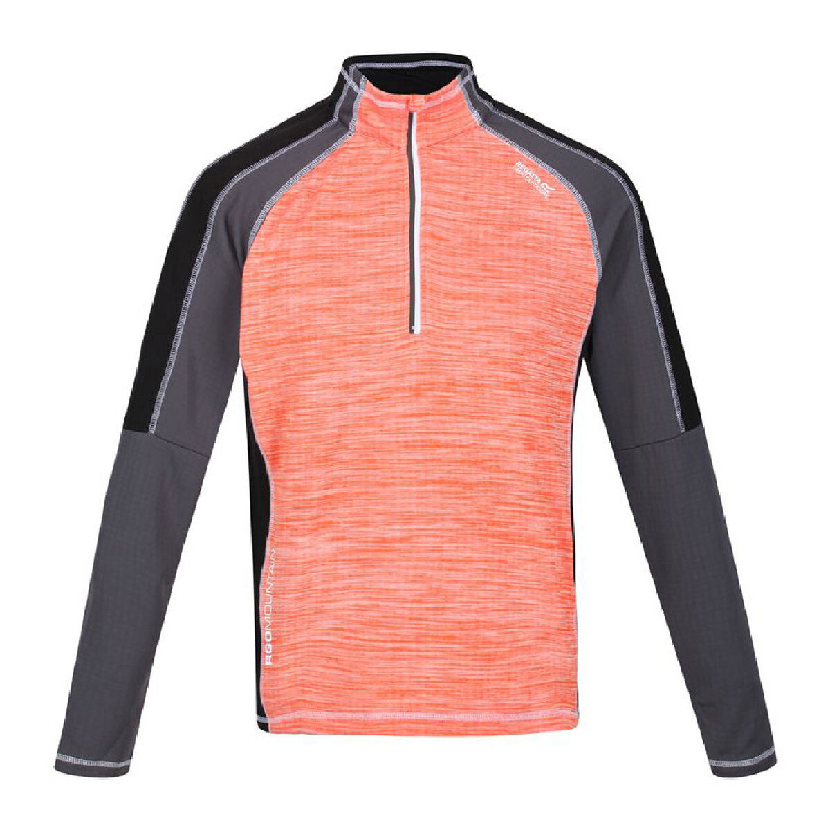 Fleece Lining Regatta Hepley Lightweight Half-Zip Salmon/S