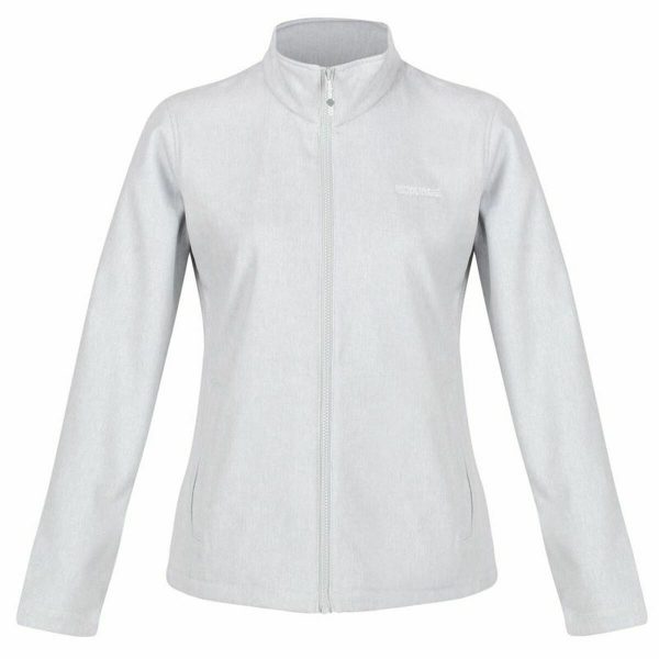 Women's Sports Jacket Regatta Connie V Softshell Walking White/18