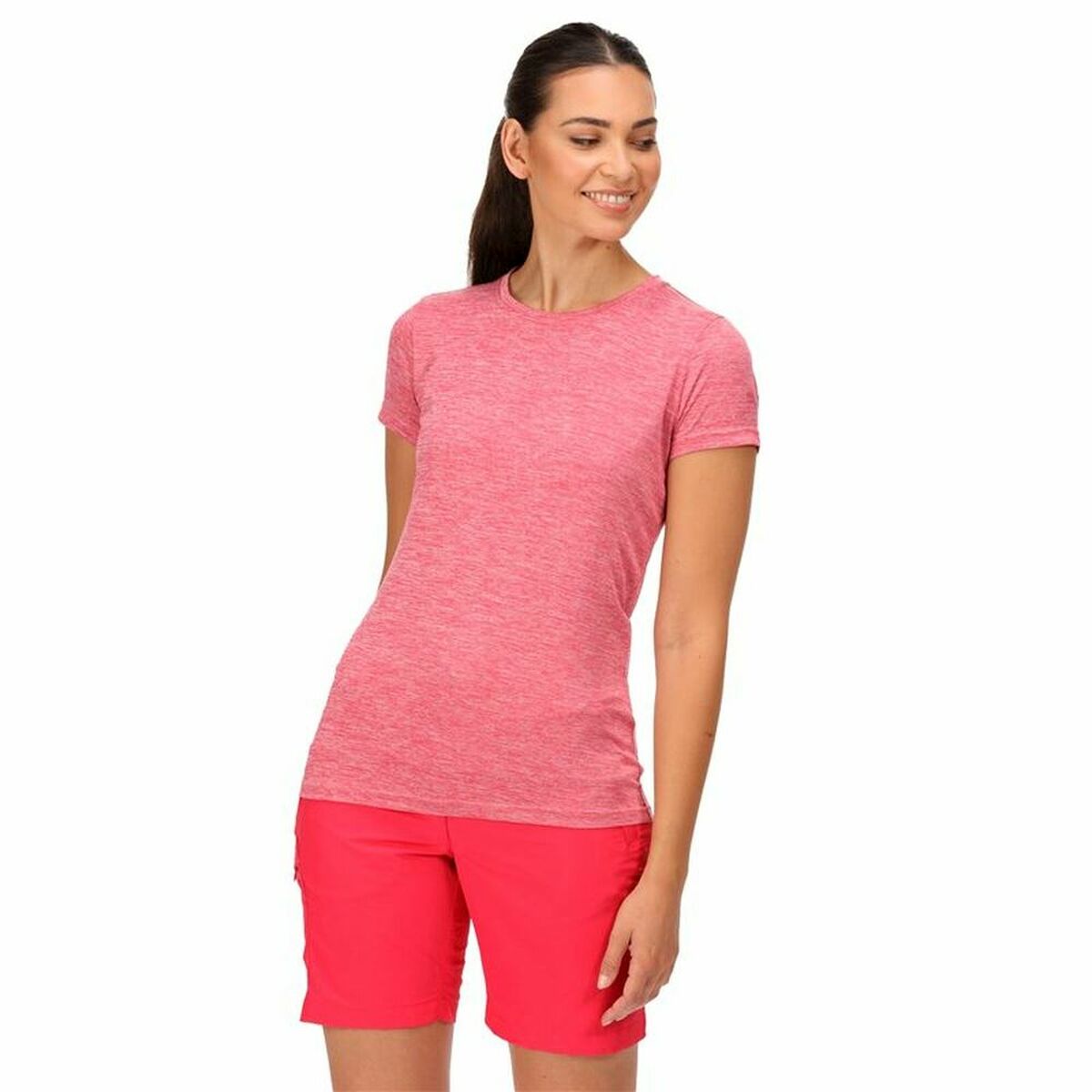 Women’s Short Sleeve T-Shirt Regatta  Regatta Fingal Edition Pink/M