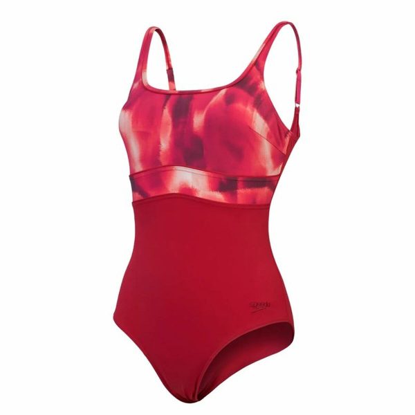 Women’s Bathing Costume Speedo Shaping Contour Red/36