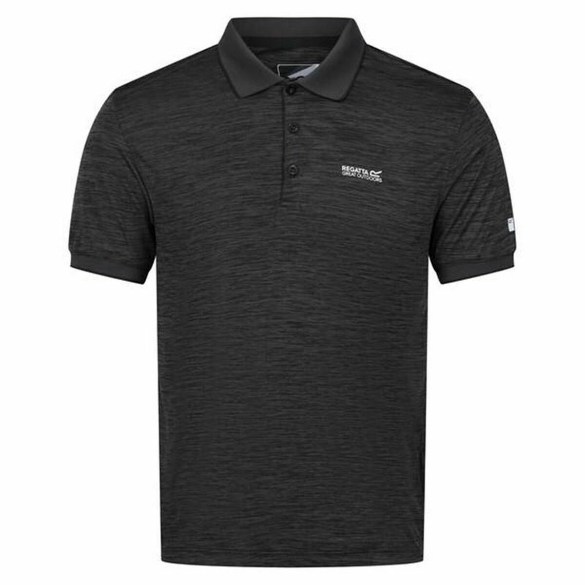 Men’s Short Sleeve Polo Shirt Regatta Remex II Ash Dark grey/XL