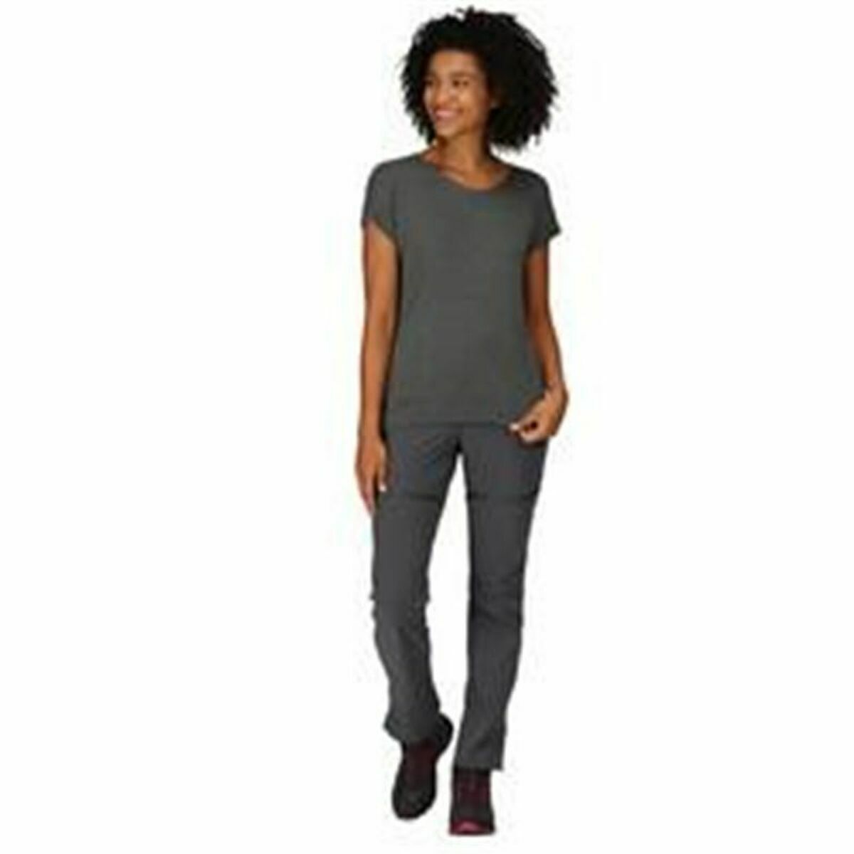 Women’s Short Sleeve T-Shirt Regatta Limonite VI Seal Moutain Grey/M