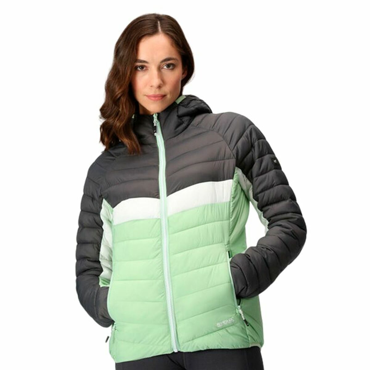 Women's Sports Jacket Regatta Harrock II QuiGrn Aquamarine/S