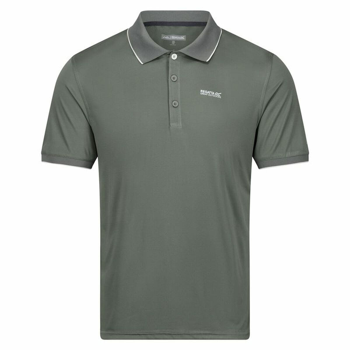 Men’s Short Sleeve Polo Shirt Regatta Remex II Olive/XL