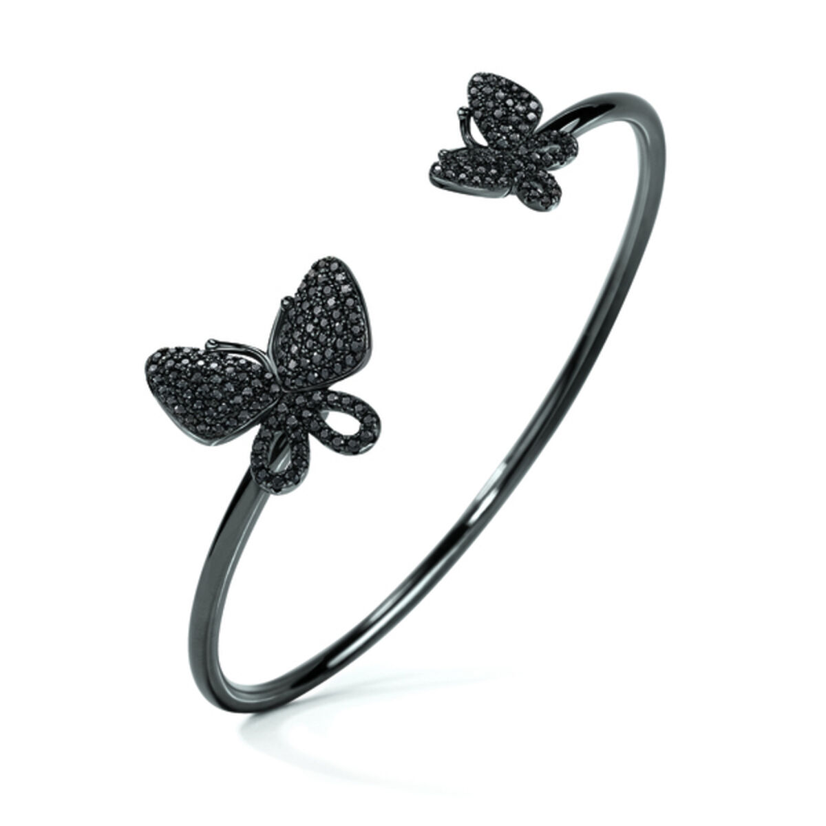 Bracelet Folli Follie Butterflies Sterling silver (Ø 55 mm)/Silver